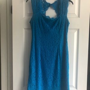 Adrianna Papell - Lace overlay dress, size 12.